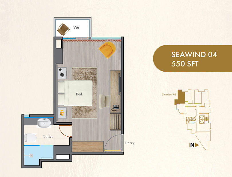 SEAWIND | 550 SFT