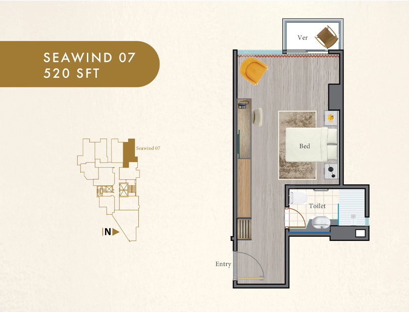 SEAWIND | 520 SFT